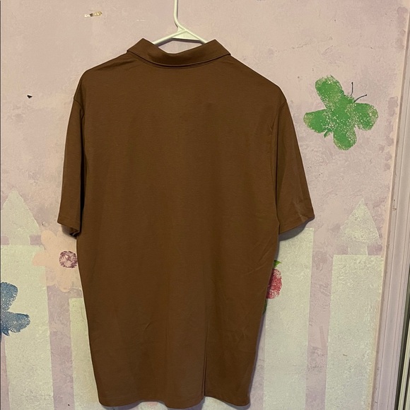 NWT Elegant Brown Polo Shirt for Men - Picture 3 of 4